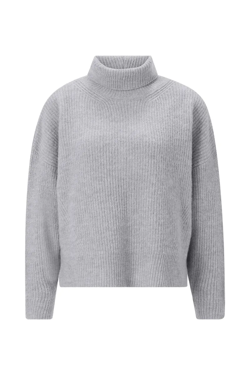 Roll Neck, grey melangé