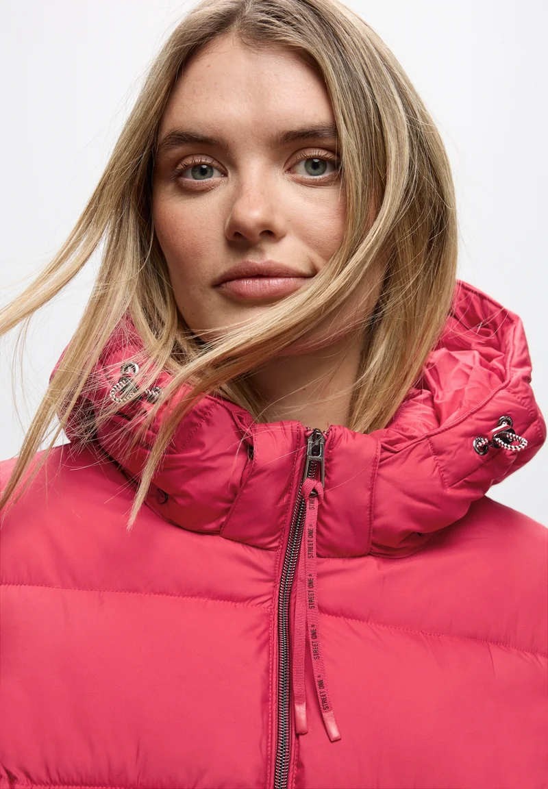 Short Padded Jkt, carpet red