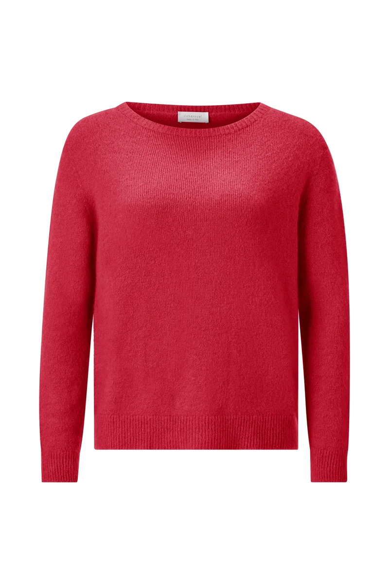 Cozy Crew Neck, holiday red
