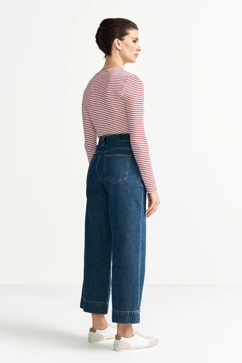 Sparkle Striped Longsleeve, holiday red