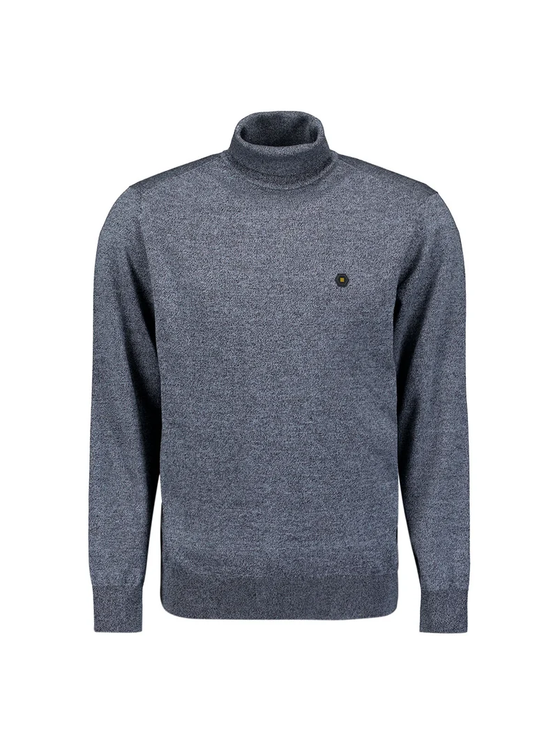 Pullover Roll Neck, Dusty Blue