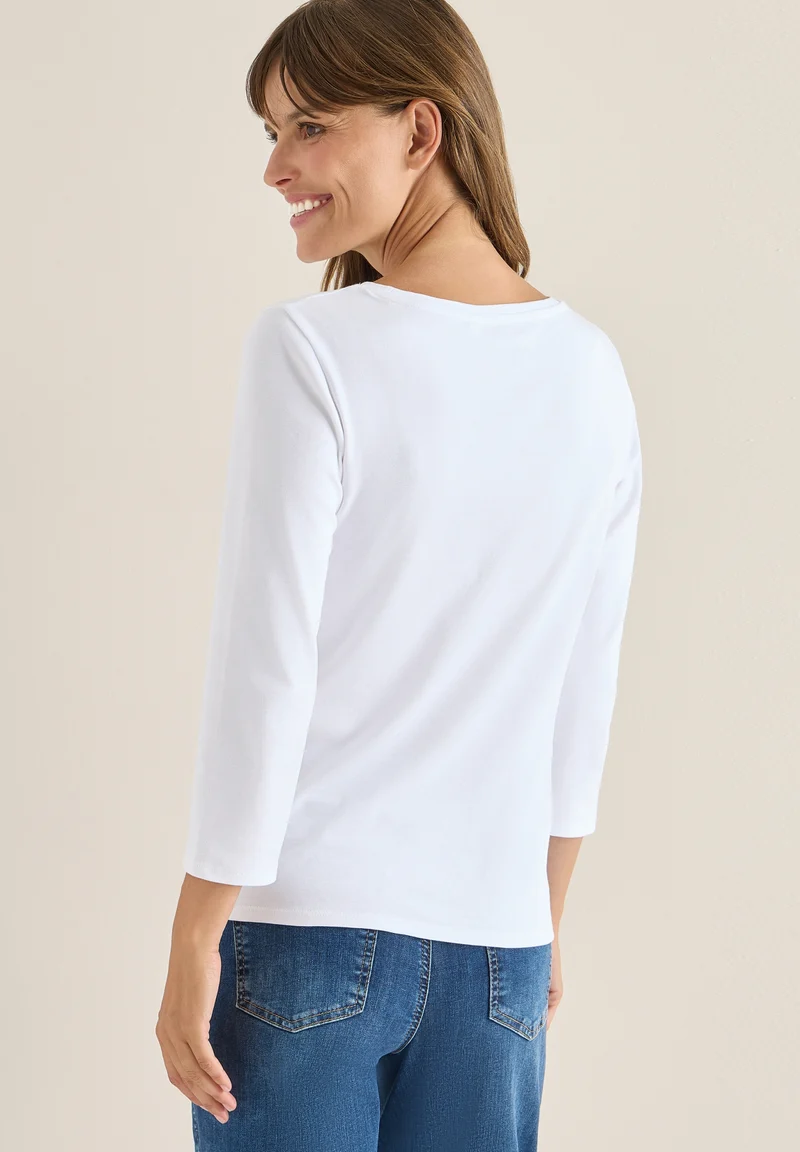 NOS Basic Boatneck, White