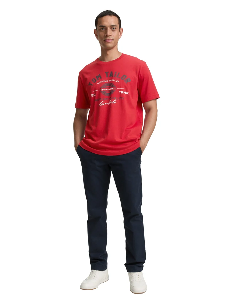 logo tee, Samba Red