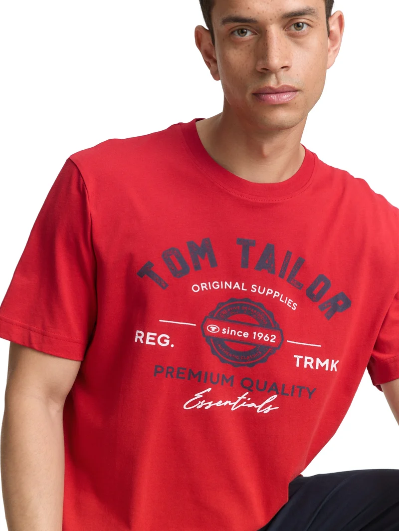 logo tee, Samba Red