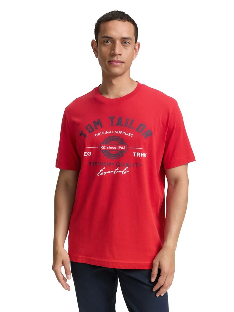 logo tee, Samba Red