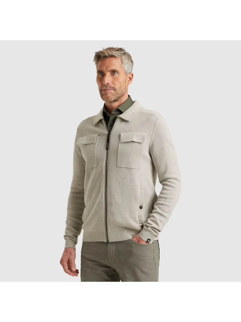 Zip jacket cotton modal mouline bo, Paloma