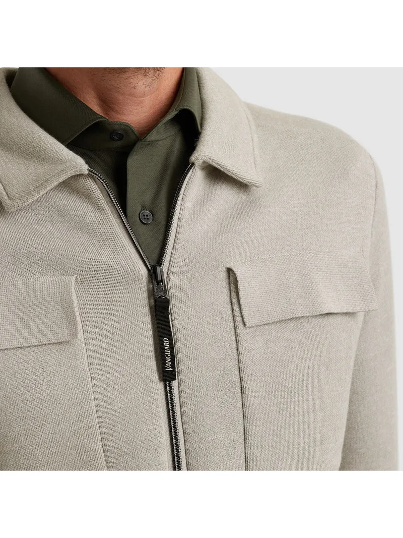Zip jacket cotton modal mouline bo, Paloma