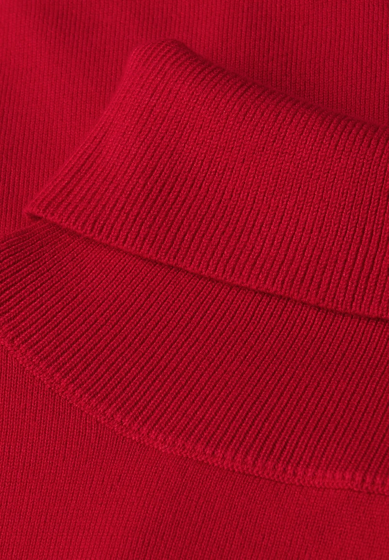 LTD QR_basic roll-neck, racing red