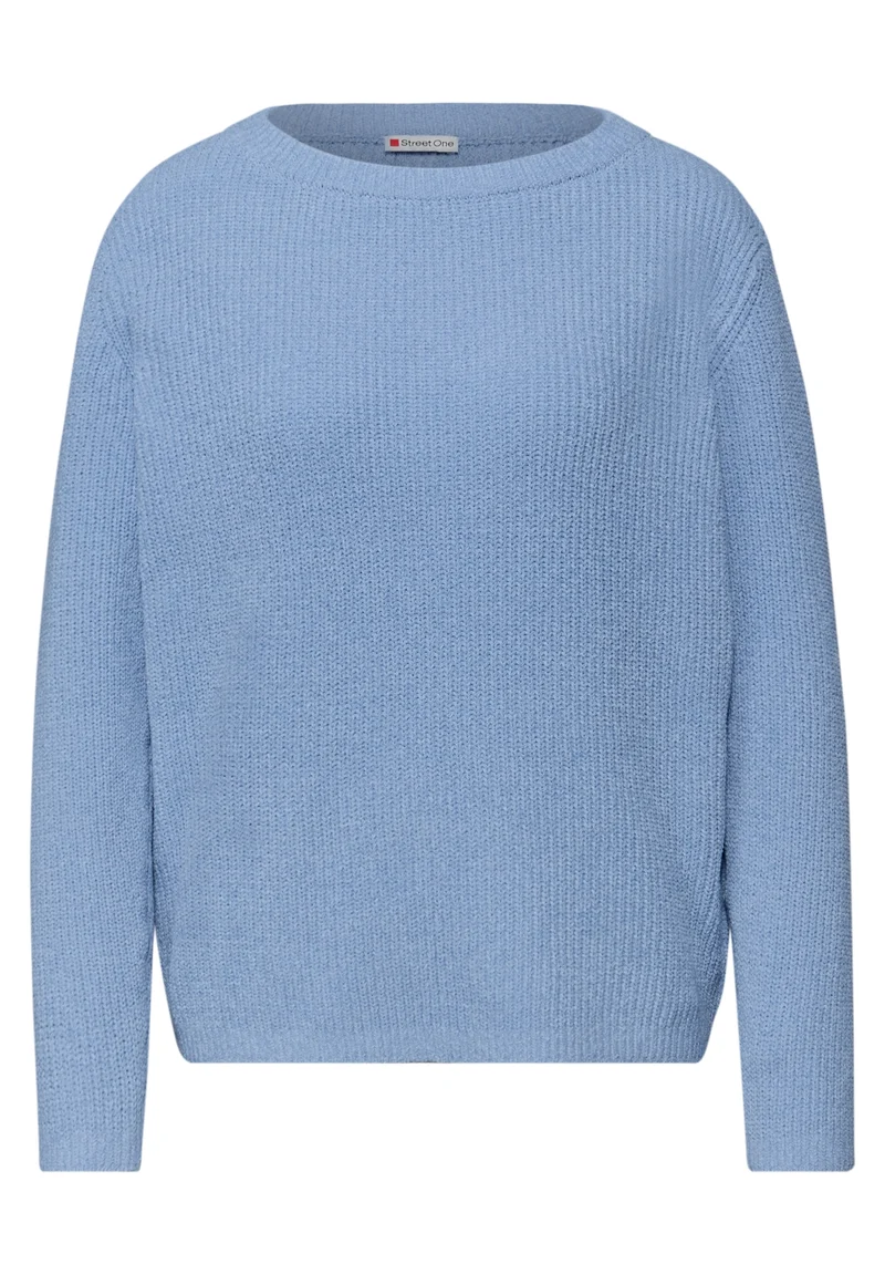 LTD QR_chenille sweater, frosted blue
