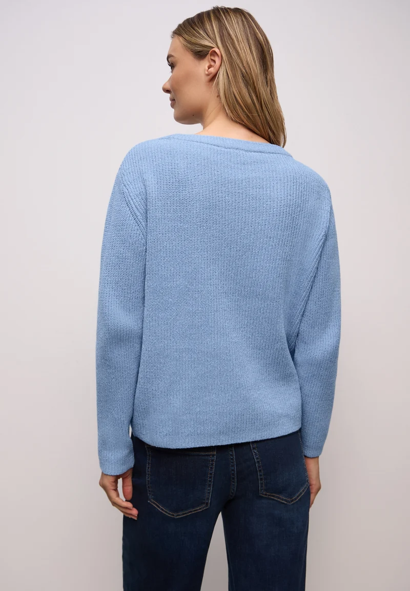 LTD QR_chenille sweater, frosted blue