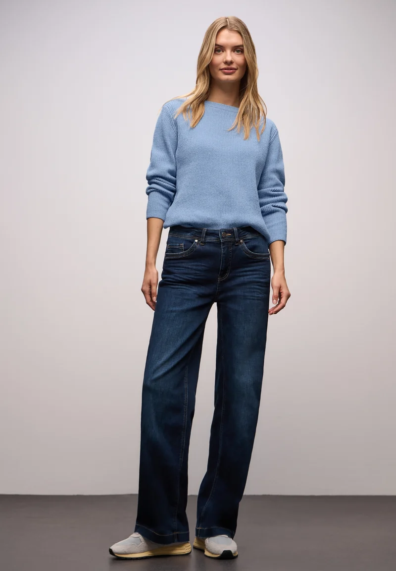 LTD QR_chenille sweater, frosted blue