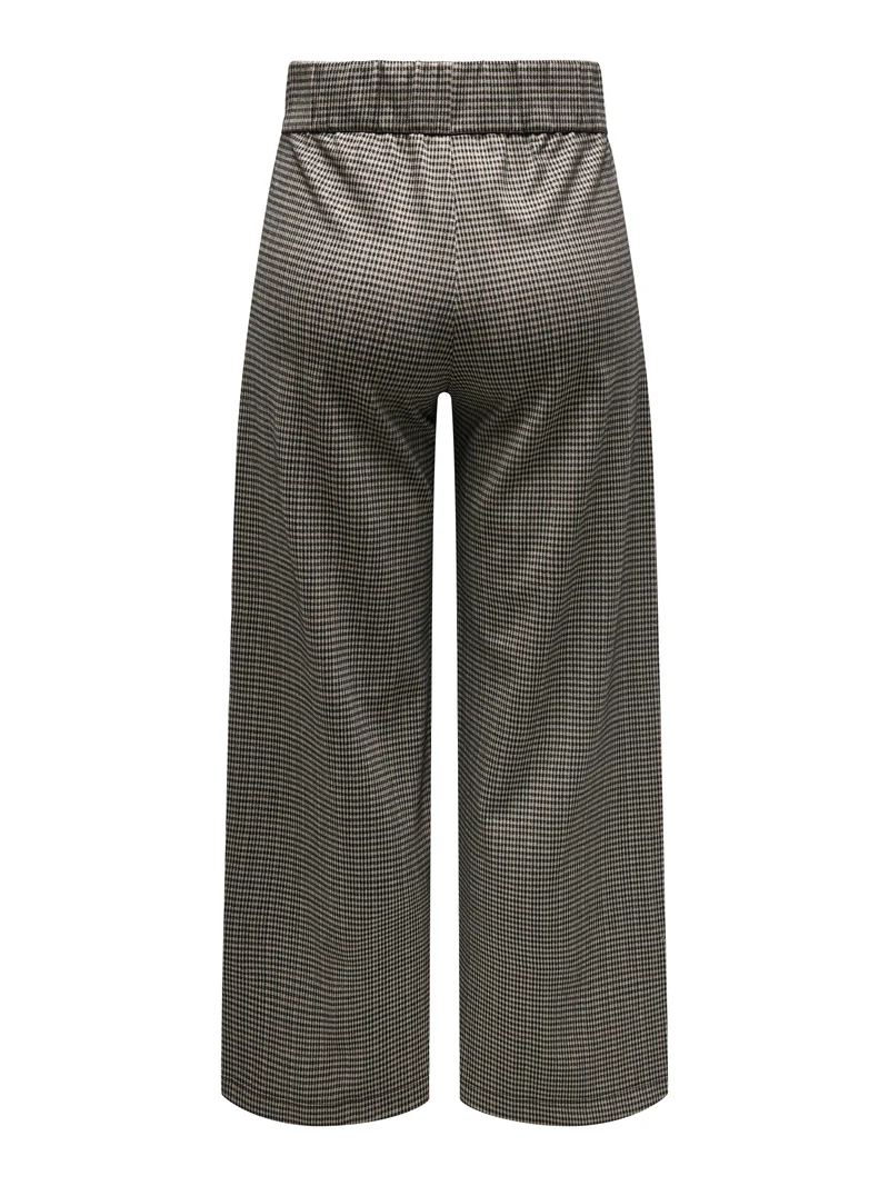 JDYGEGGO MIA LONG CHECK PANT JRS NO, Cobblestone/MINI CHECK