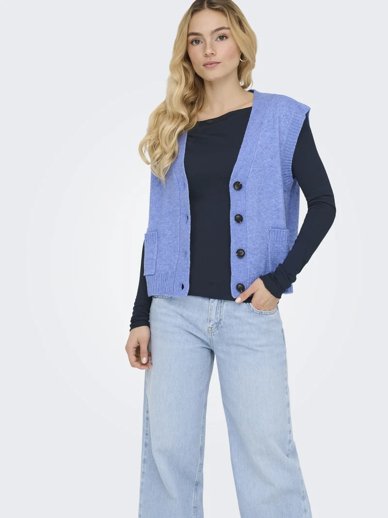 JDYSUMA WOOLBLEND L/S BOATNECK TOP, Navy Blazer