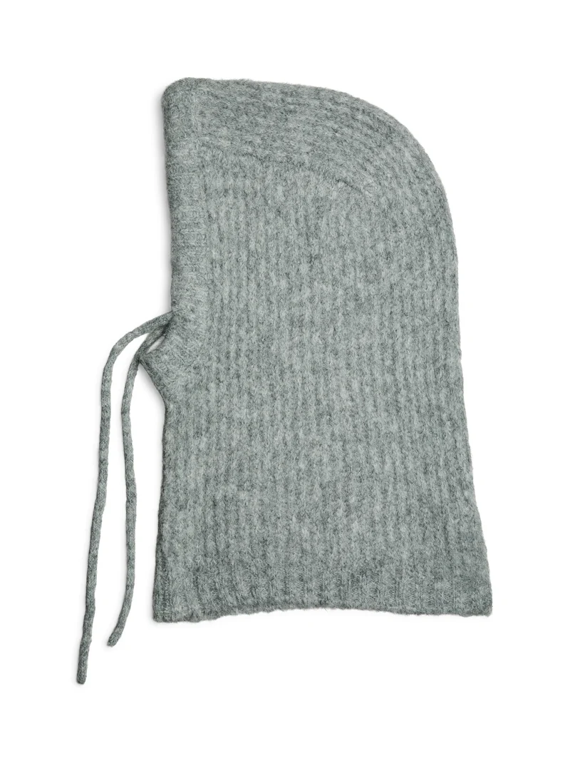 PCNAMBI BALACLAVA NOOS BC, Light Grey Melange