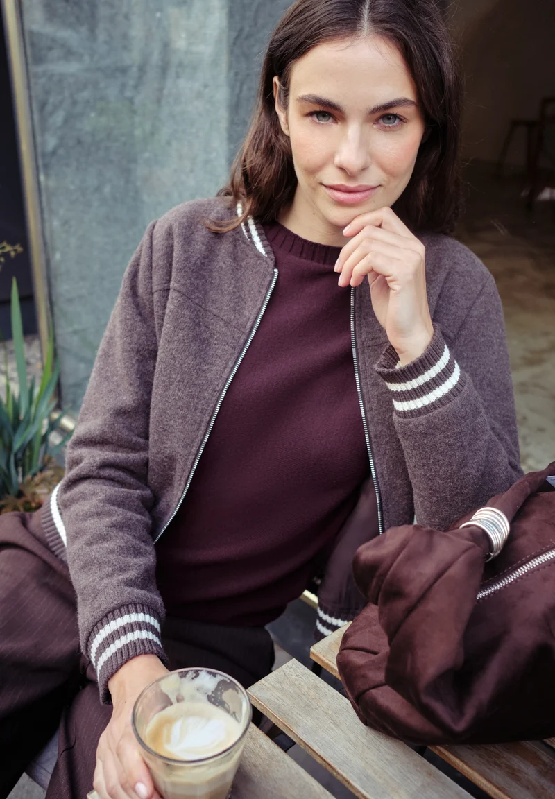 dolman u-boat sweater, royal plum