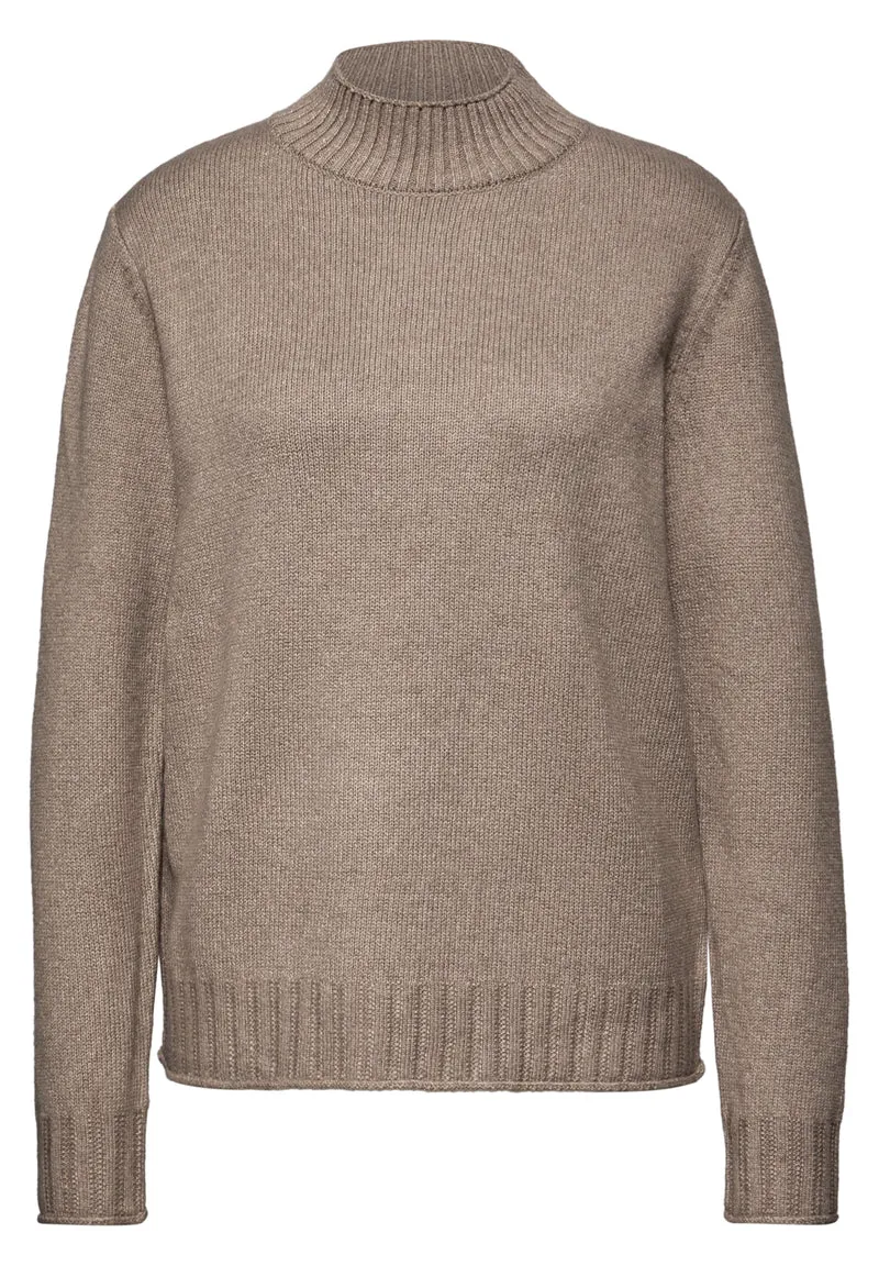LTD QR_basic sweater turtle, mocha glow mel.