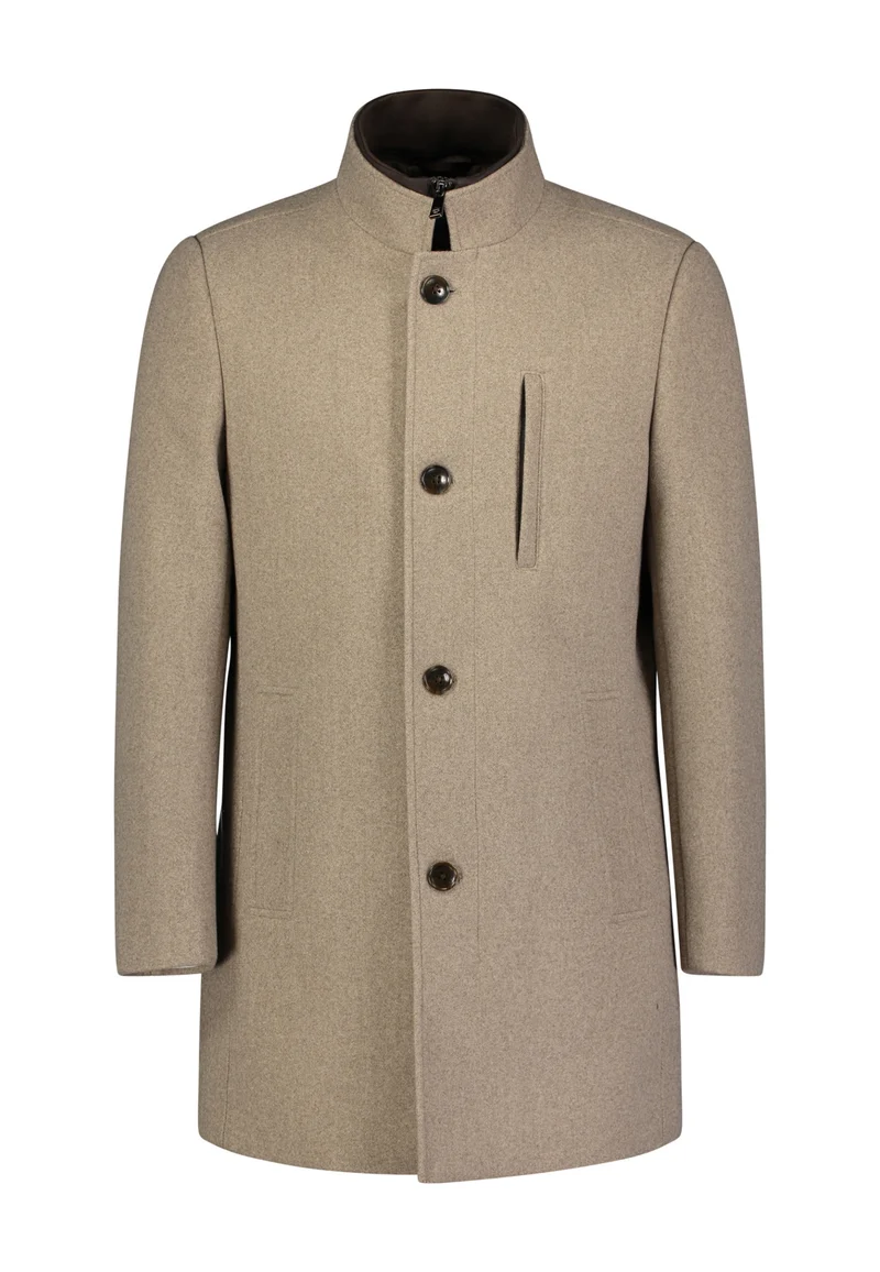 HERREN-MAENTEL POP, LIGHT BROWN