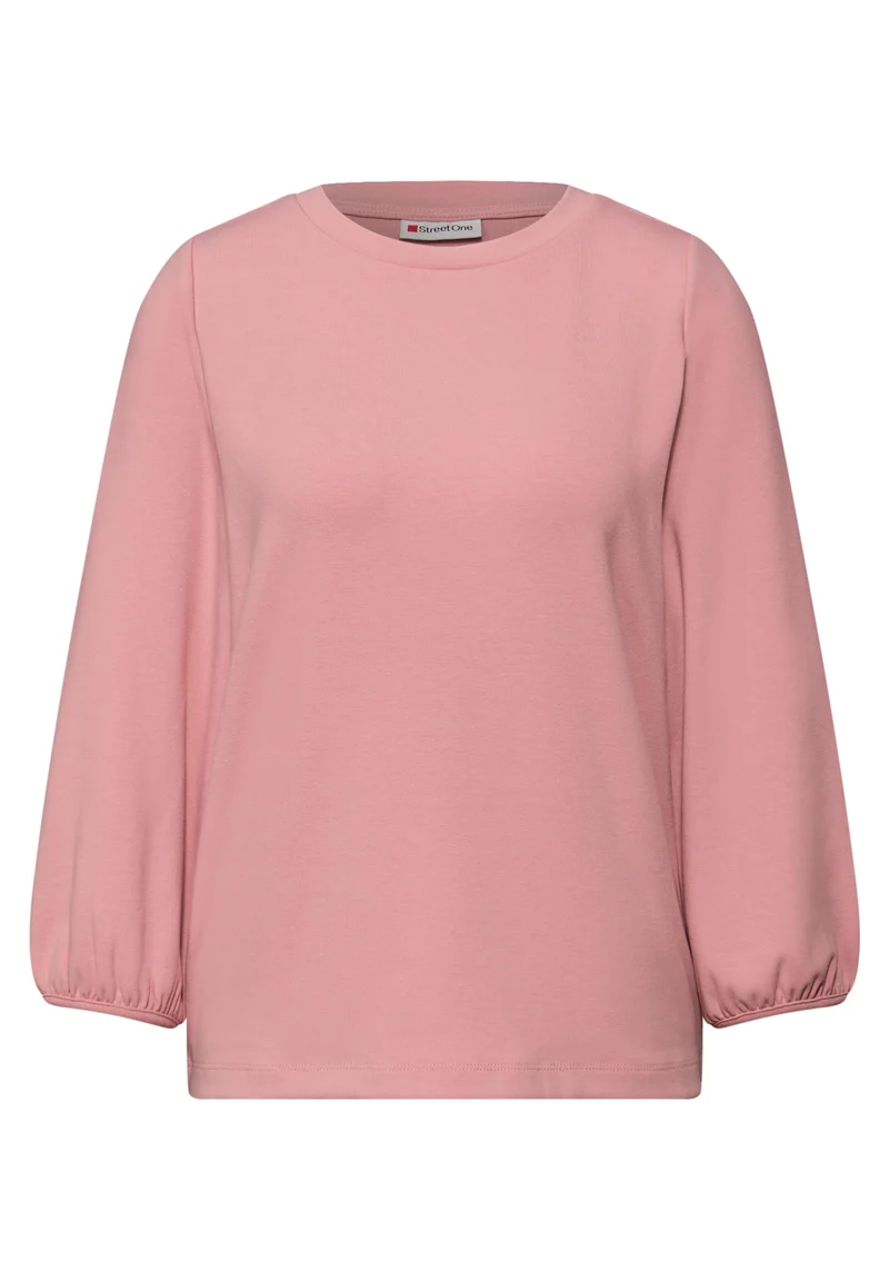 LTD QR uni jacquard shirt, powder pink