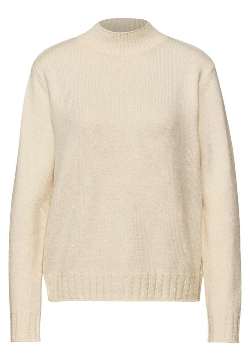 LTD QR_basic sweater turtle, soft beige