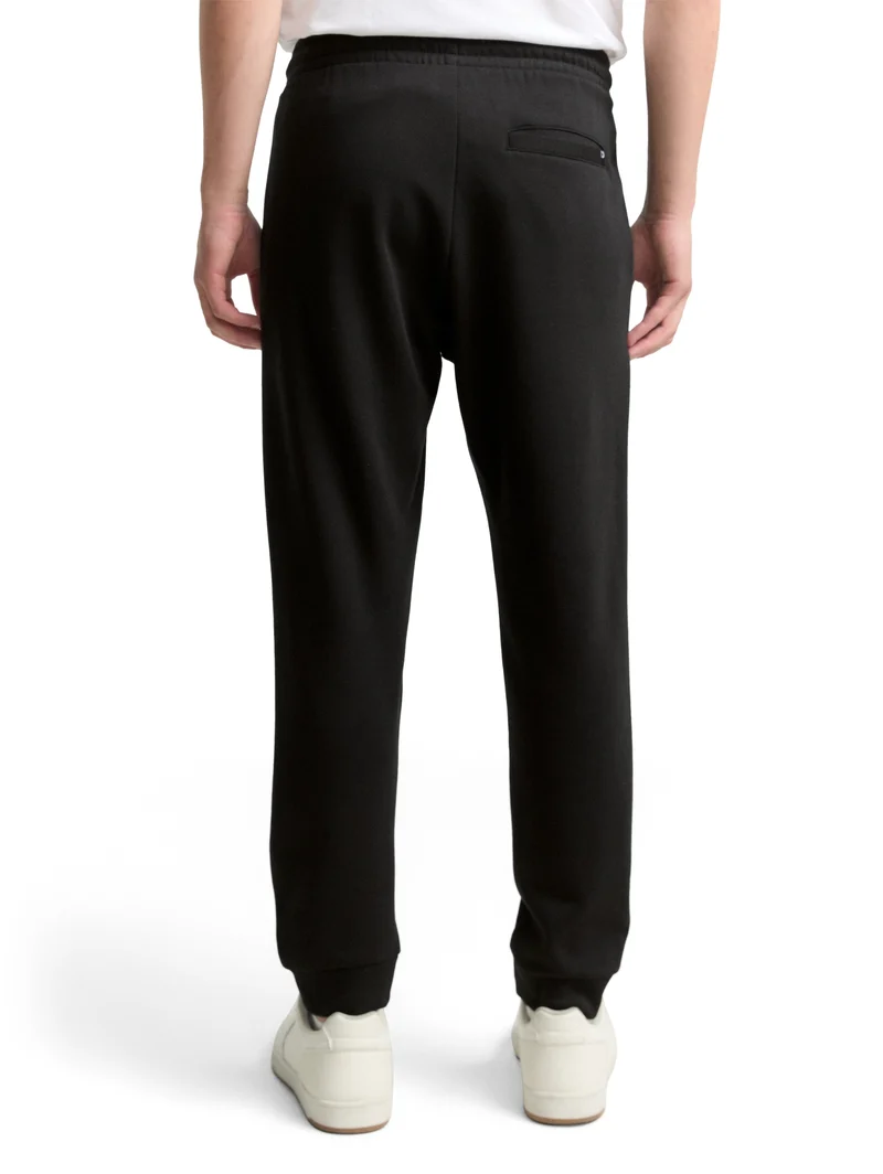 solid sweat pant, Black