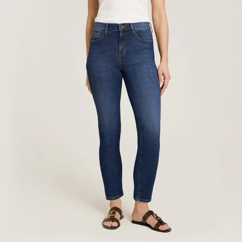 Ridge High Rise Slim Mom Jeans