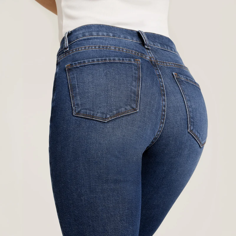 Ridge High Rise Slim Mom Jeans