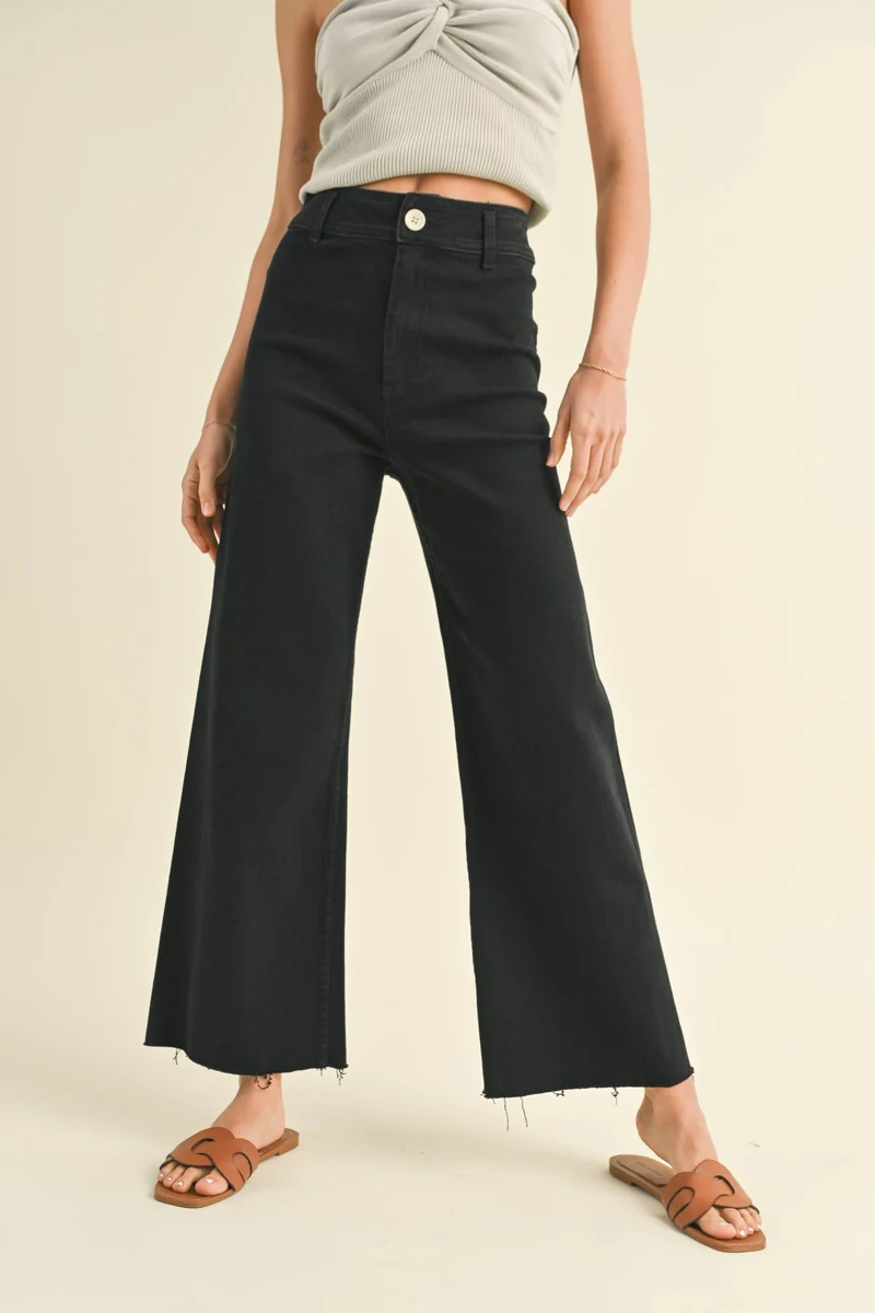 Straight Wide Leg Pant Matcha