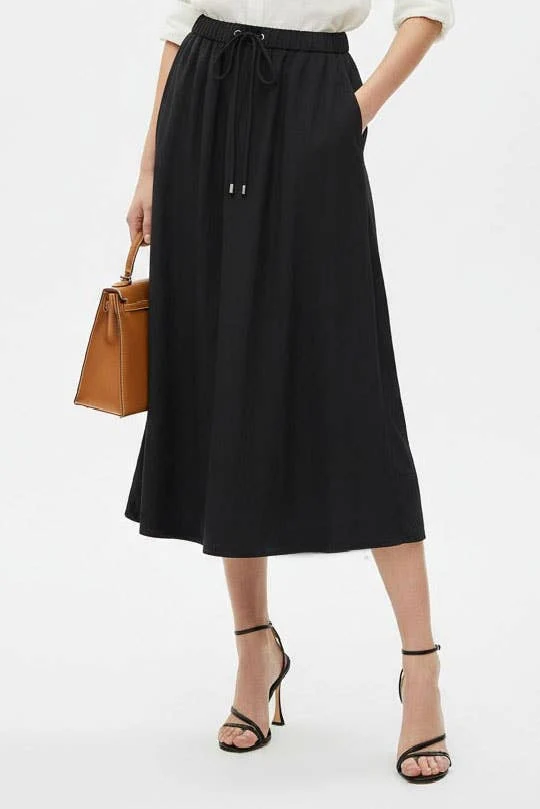 A-Line Midi Skirt