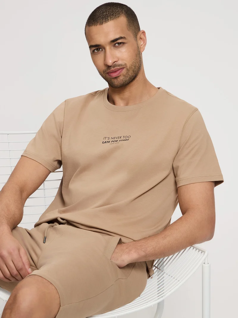 REGULAR FIT FRENCH TERRY SHORTS