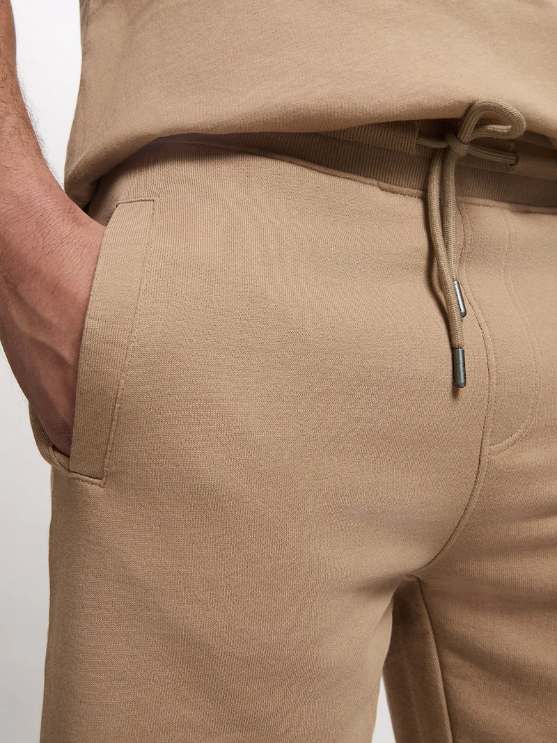 REGULAR FIT FRENCH TERRY SHORTS