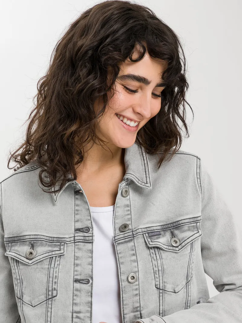 REGULAR JACKET | DAMEN JEANS JEANSJACKE