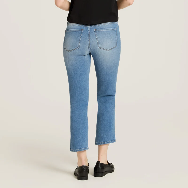 Logan Mid Rise Slim Cropped Leg Jeans