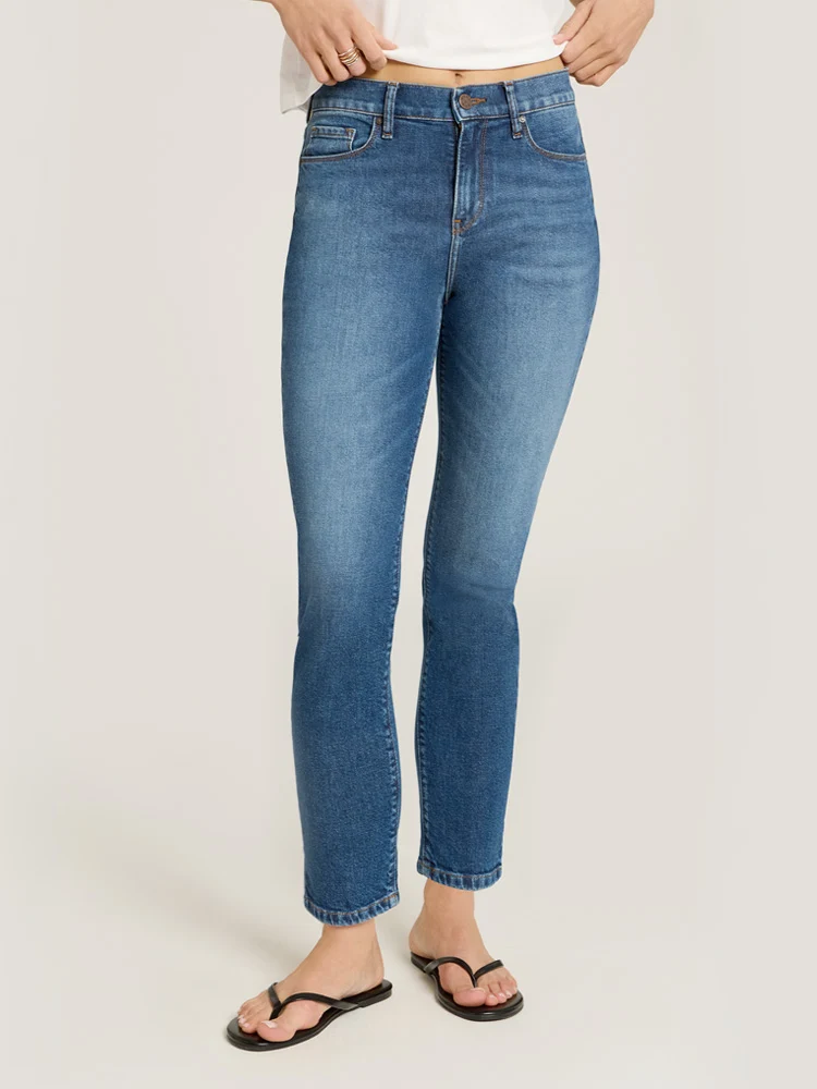 Ridge High Rise Slim Mom Jeans