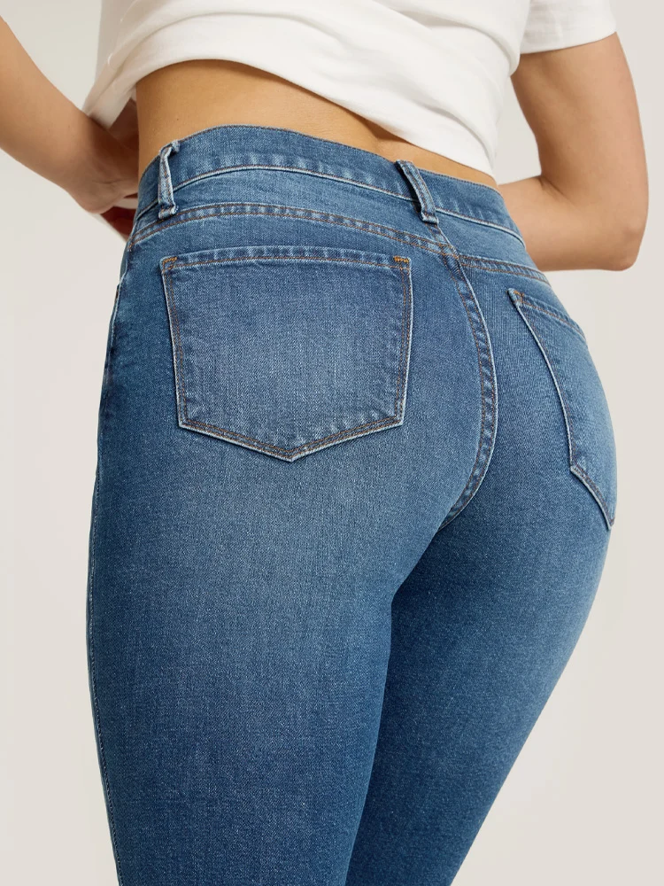 Ridge High Rise Slim Mom Jeans