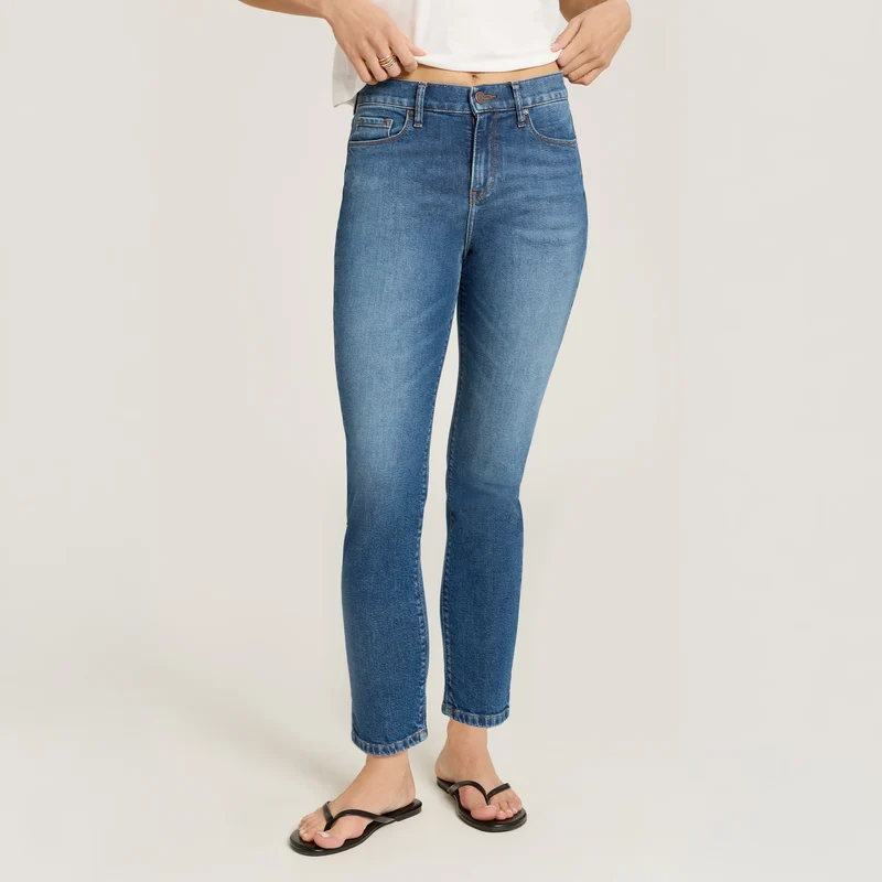 Ridge High Rise Slim Mom Jeans