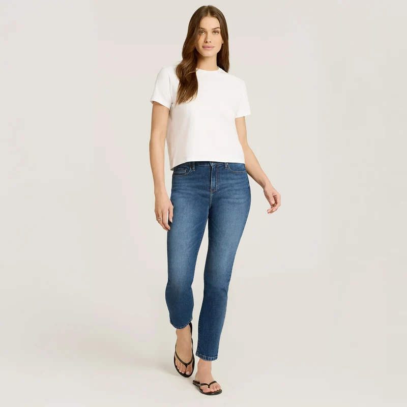Ridge High Rise Slim Mom Jeans