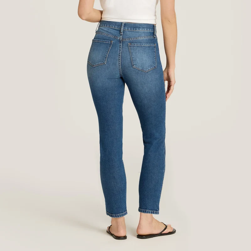 Ridge High Rise Slim Mom Jeans
