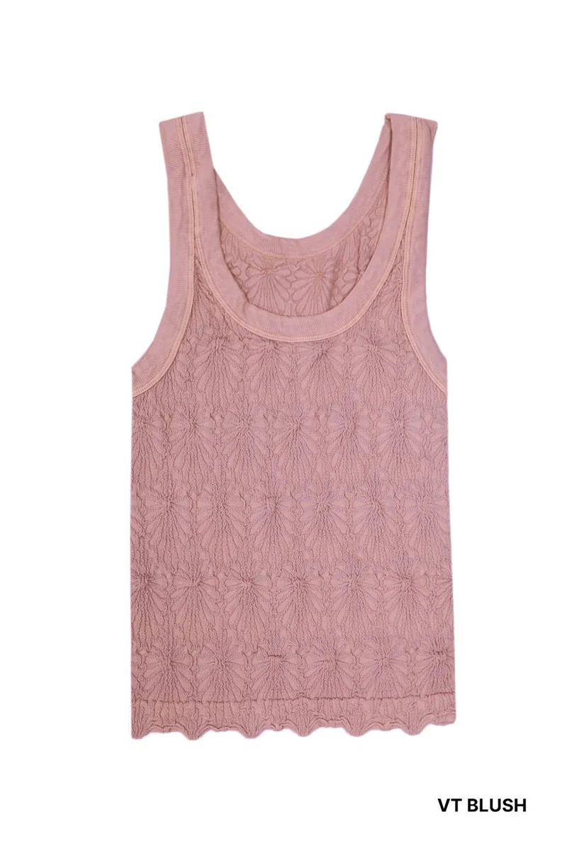 NS8465 - Vintage Reversible Lace Top: Vintage Oak