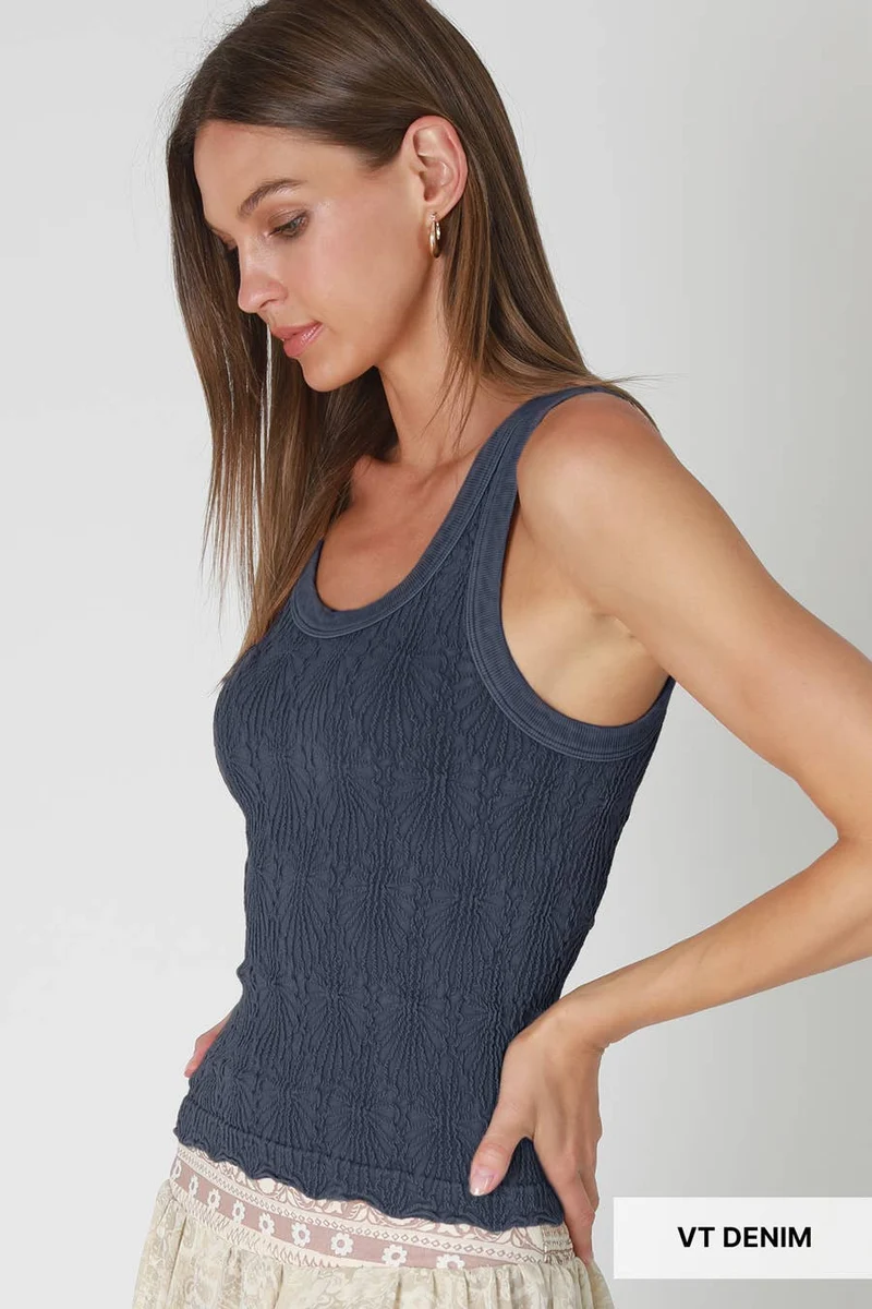 NS8465 - Vintage Reversible Lace Top: Vintage Oak