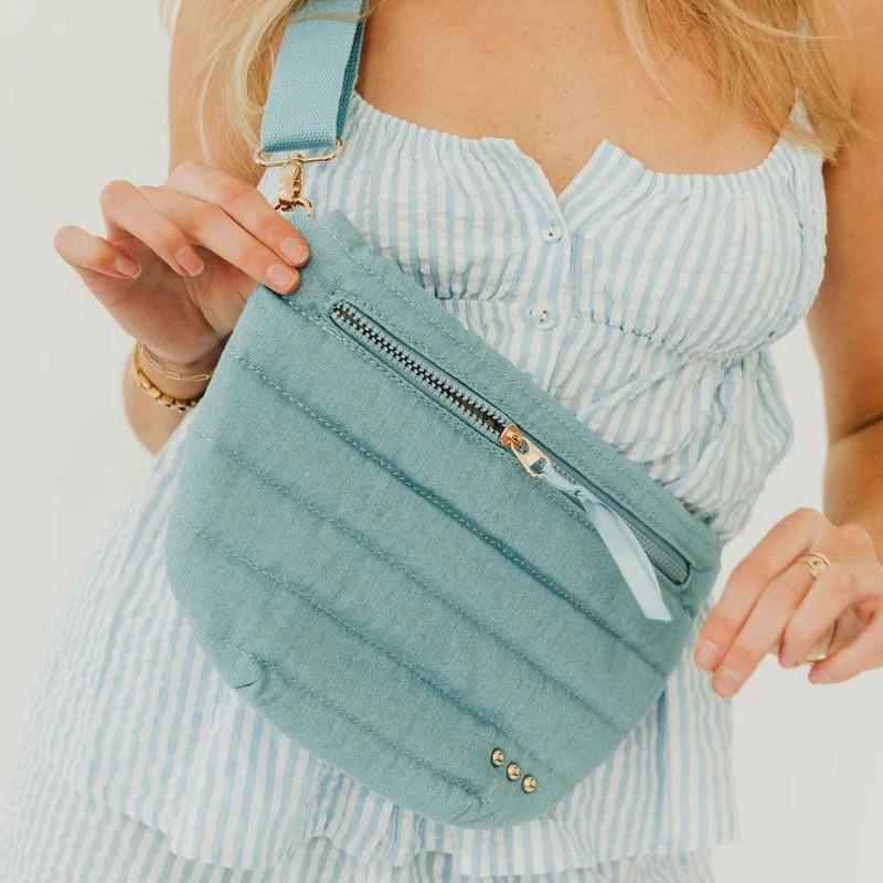 Jolie Puffer Bum Bag: Olive