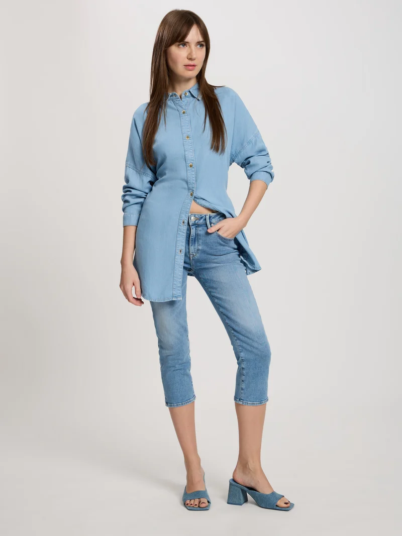 AMBER | DAMEN JEANS CAPRIHOSE