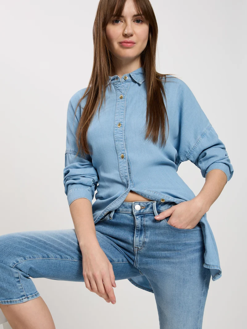 AMBER | DAMEN JEANS CAPRIHOSE