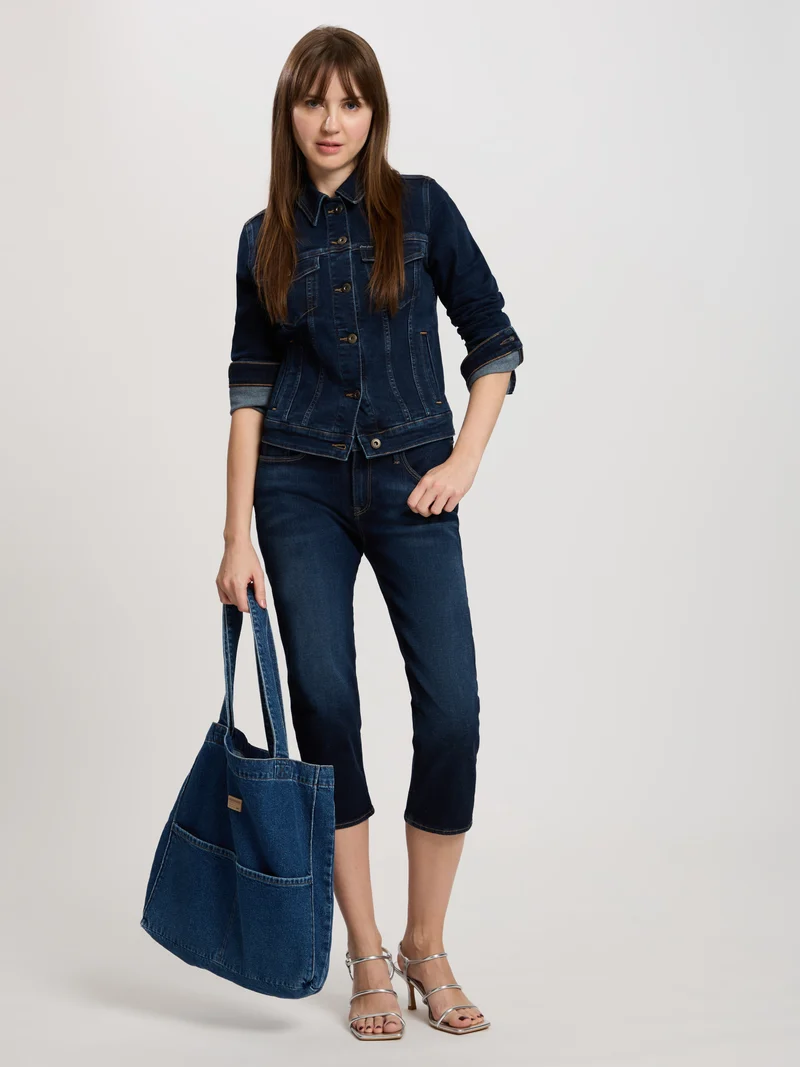 AMBER | DAMEN JEANS CAPRIHOSE