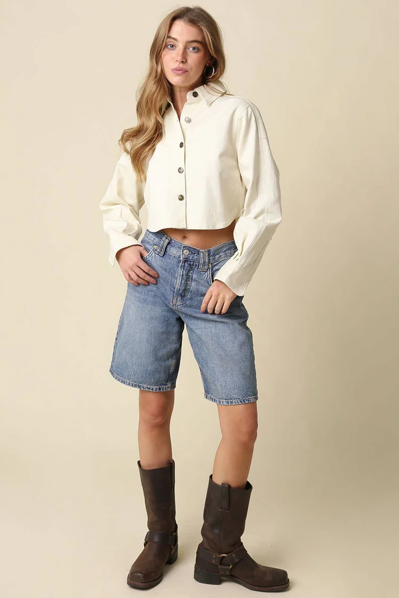 Madge Cropped Shirt