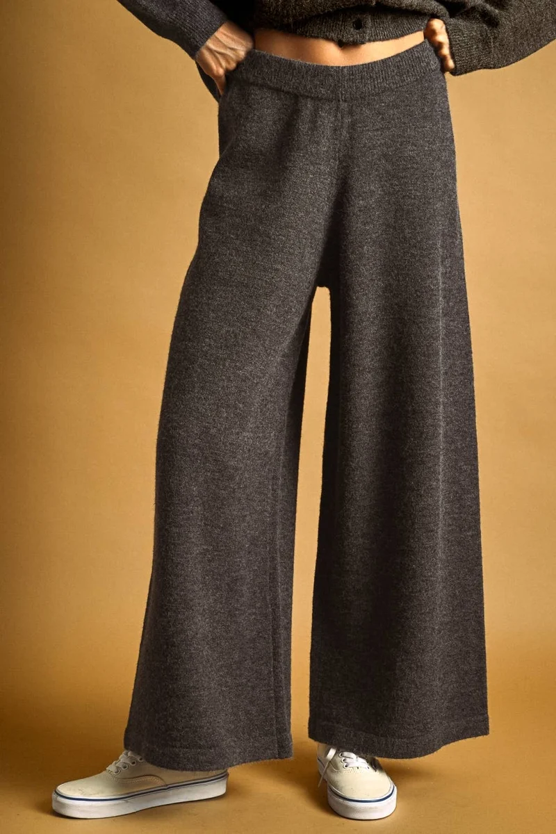 Relaxed Sweater Knit Pant