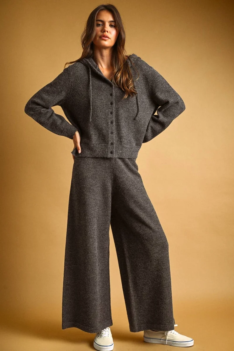 Relaxed Sweater Knit Pant