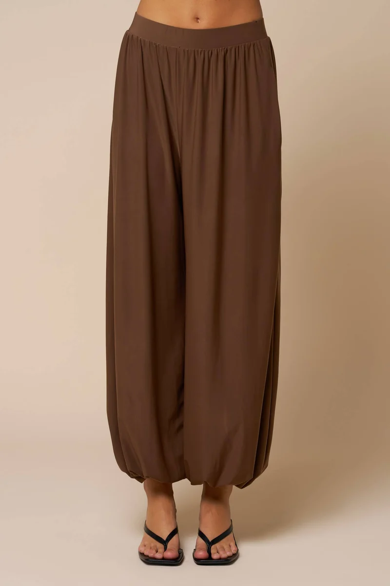 Relax Fit Balloon Pants : OLIVE / L