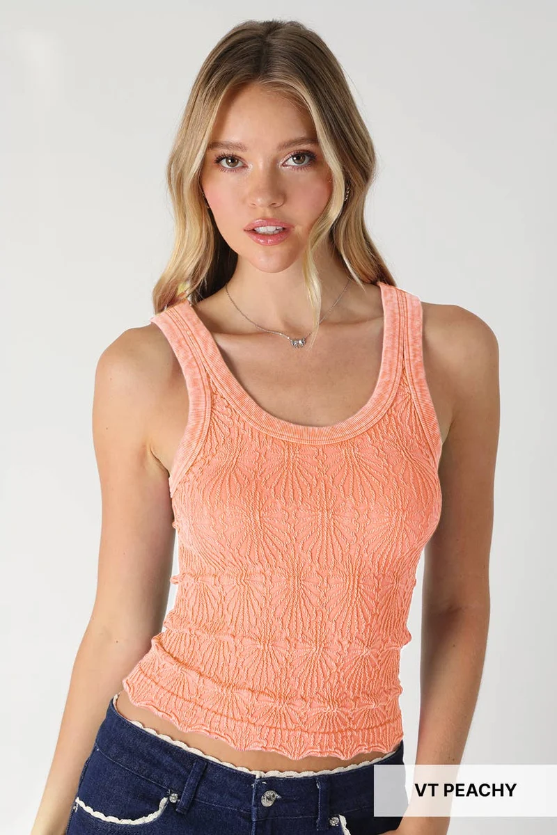 Vintage Reversible Lace Top: sage
