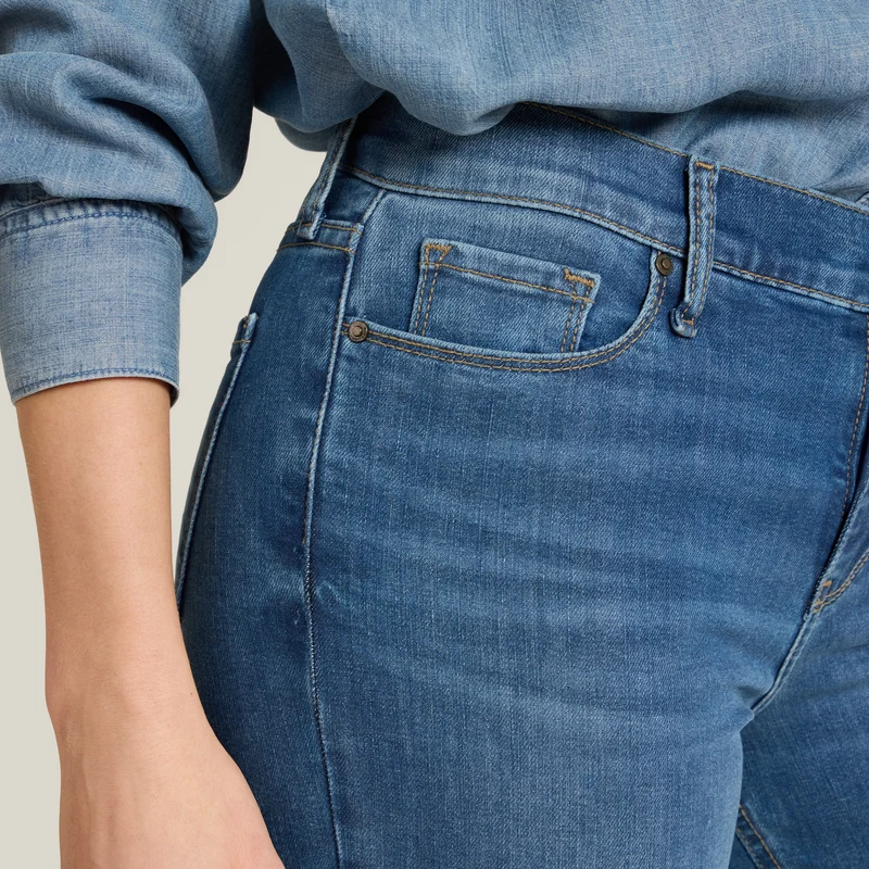 Logan Mid Rise Slim Cropped Leg Jeans