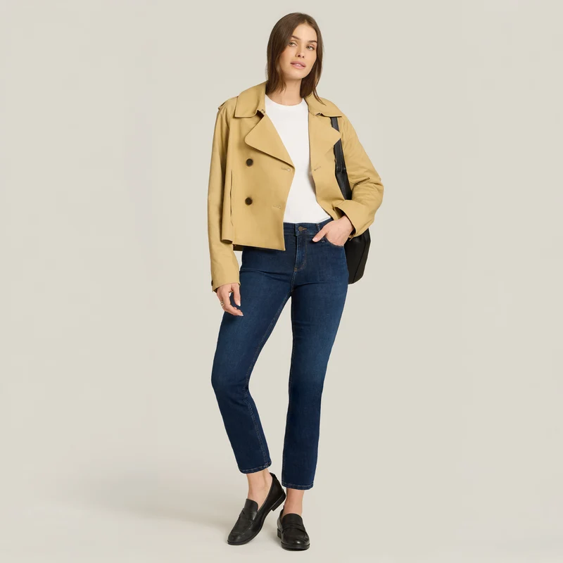 Logan Mid Rise Slim Cropped Leg Jeans